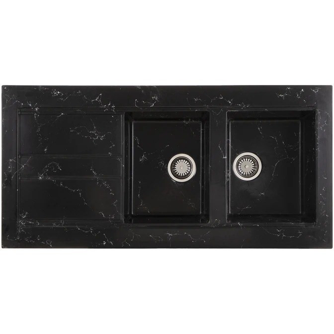 سینک گرانیتی روکار کیارا 60x120 مدل 357 همراه با سیفون